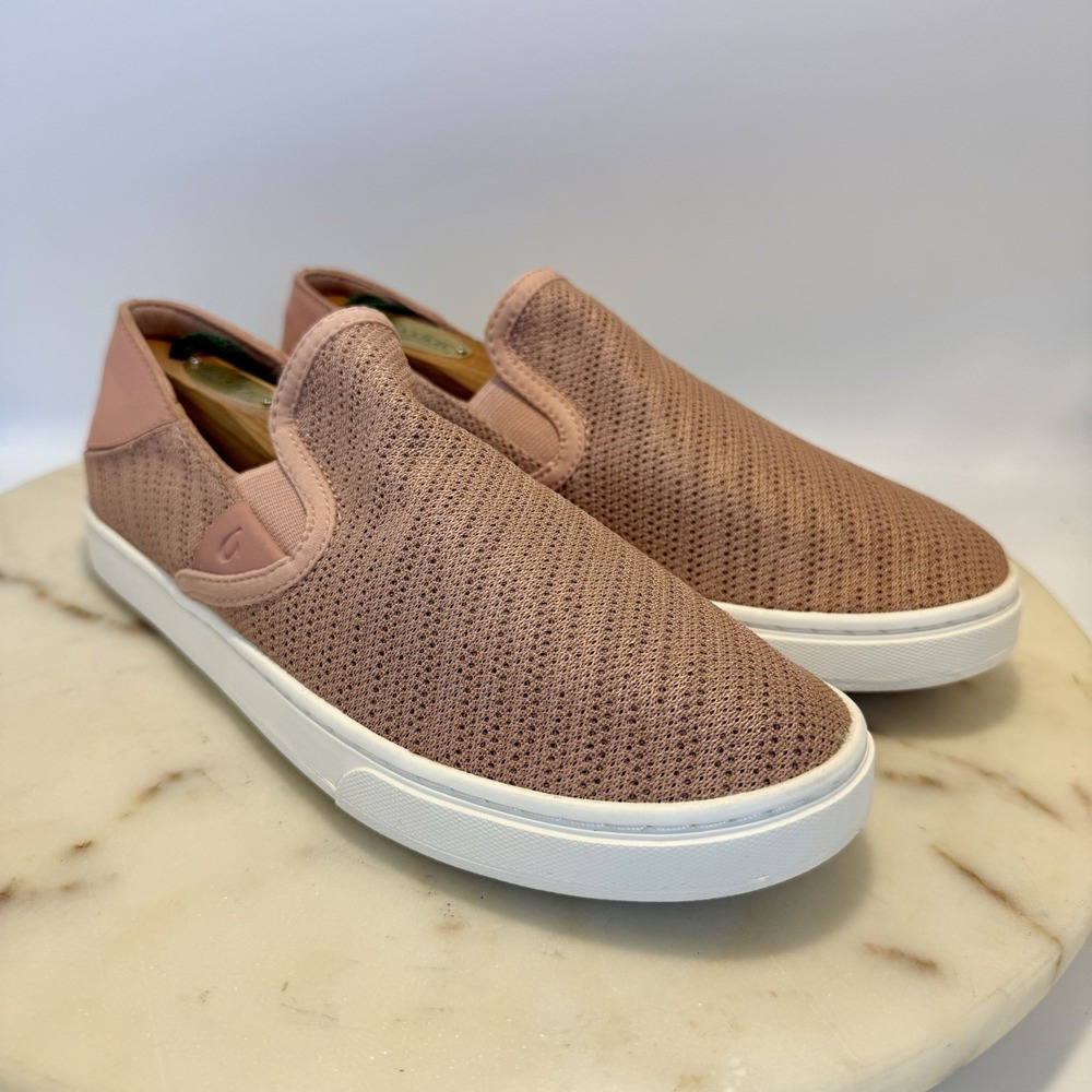 Olukai Pink Pehuea, Women's Slip On Sneakers, Size 6.5